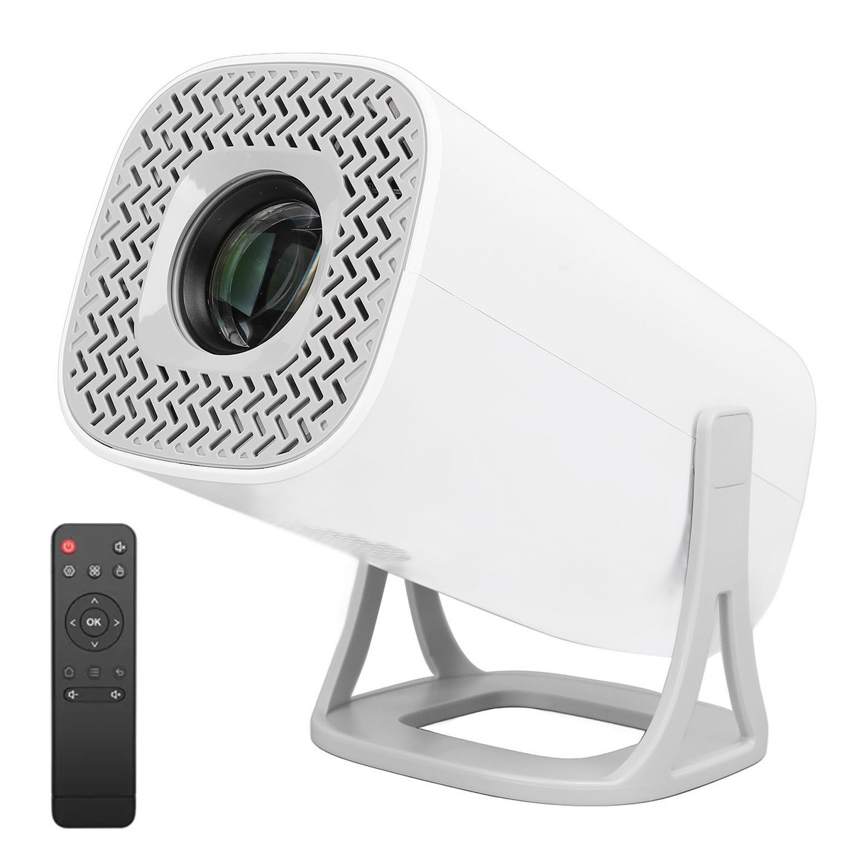 Projecteur 4K Ultra HD portable Wi-Fi, rotation 180° et haut-parleurs Hi-Fi