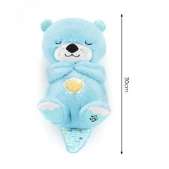 Peluche Loutre Respirant avec Musique et Lumières Apaisantes pour Bébés