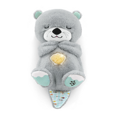 Peluche Loutre Respirant avec Musique et Lumières Apaisantes pour Bébés