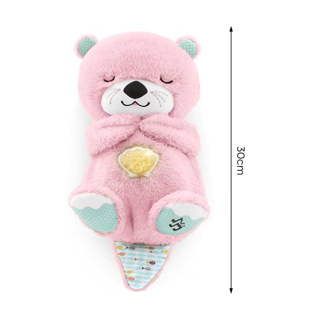 Peluche Loutre Respirant avec Musique et Lumières Apaisantes pour Bébés