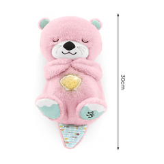 Peluche Loutre Respirant avec Musique et Lumières Apaisantes pour Bébés