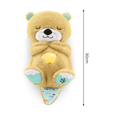Peluche Loutre Respirant avec Musique et Lumières Apaisantes pour Bébés