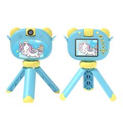 Appareil photo numérique pour enfants avec trépied, photo et vidéo avec audio