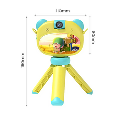 Appareil photo numérique pour enfants avec trépied, photo et vidéo avec audio