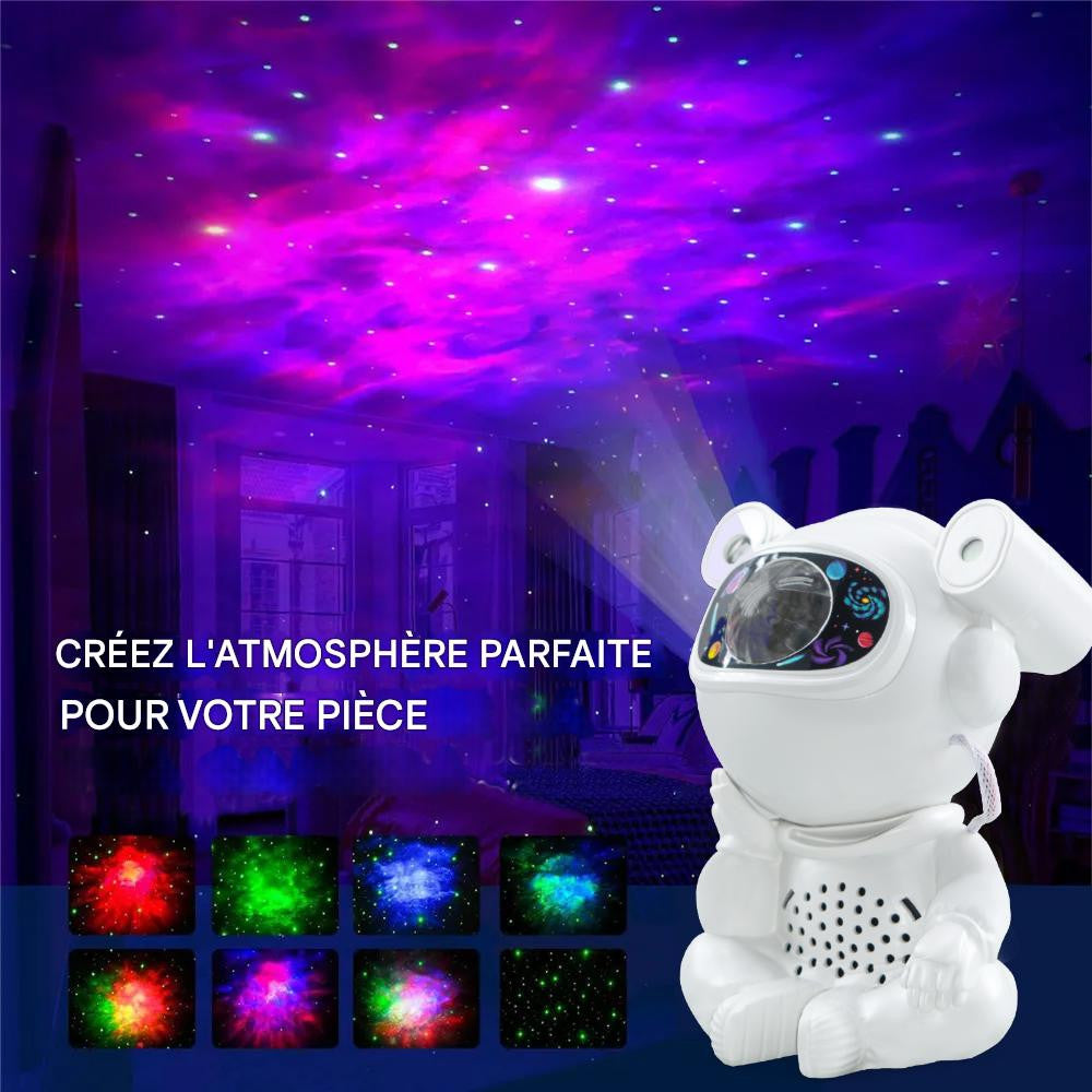 Projecteur Astronaute Plafond Télécommande Bluetooth Lumière Nocturne