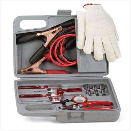 Equipement d'urgence pour voiture - Valise d'urgence - 30 piéces