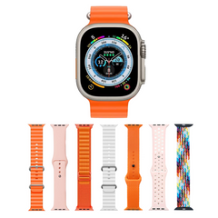 Smartwatch Ultra 49mm, 7 cinturini, notifiche, chiamate e app per iOS e Android