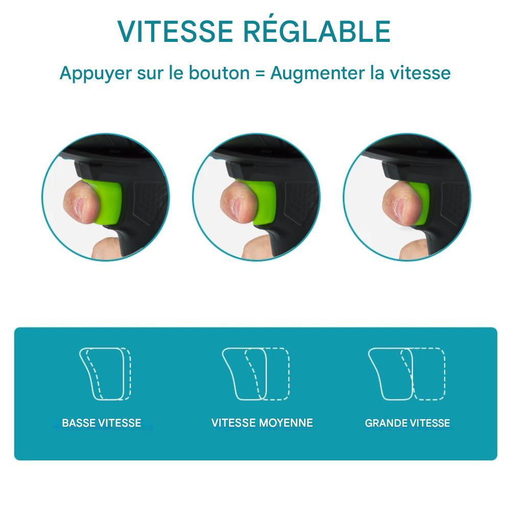 Souffleur Turbo Air Comprimé Sans Fil Électrique pour Poussière et Voiture