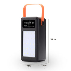 Power Bank 60000mAh avec Lumière d'Urgence, Recharge Rapide et Portable