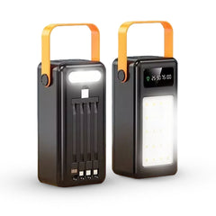 Power Bank 60000mAh avec Lumière d'Urgence, Recharge Rapide et Portable