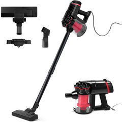 Aspirateur Cyclonique 1000W 3 en 1 Balai Électrique avec Filtre HEPA et Câble