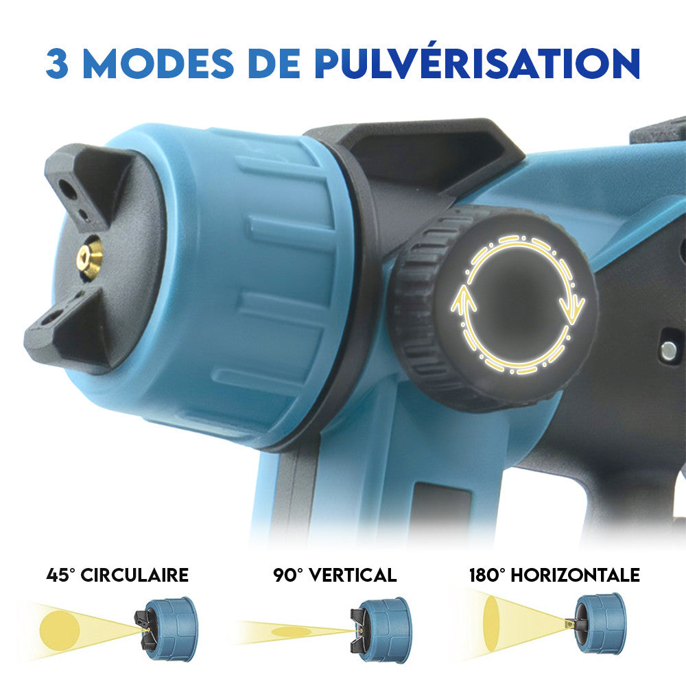 Pulvérisateur sans fil 48V avec pistolet et réservoir 800ml