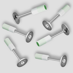 50 clous pour pistolet manuel, rivets ronds métal 7mm béton et fer