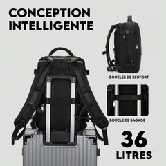 Sac à dos cabine avec USB, pour PC, avion, bagage à main