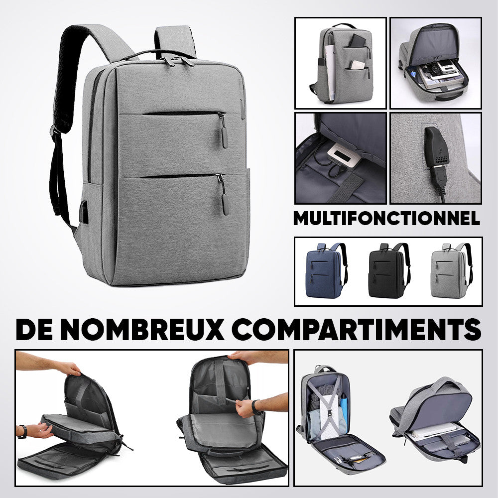 Sac à dos cabine avec USB, pour PC, avion, bagage à main