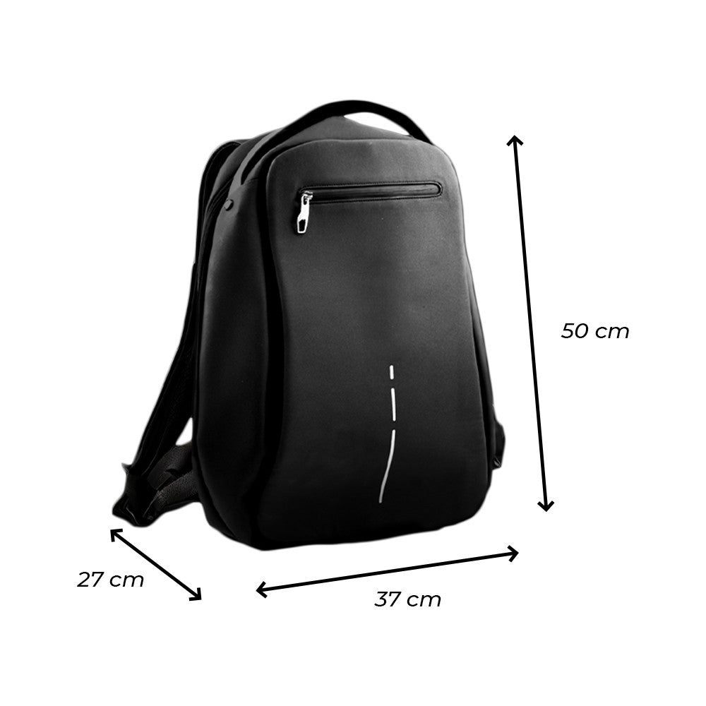 Sac de voyage avec charge USB, tissu technique, bagage à main cabine, porte-PC