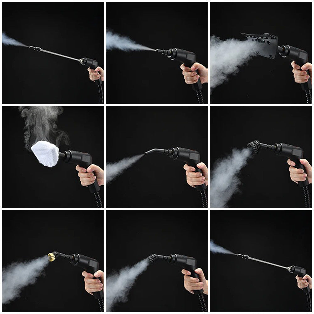 Nettoyeur à Vapeur Portable 1600ml Haute Pression Pour Maison et Voiture