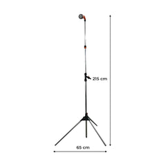 Douche de Jardin Extérieure pour Camping – Trépied Réglable H215 avec Pommeau