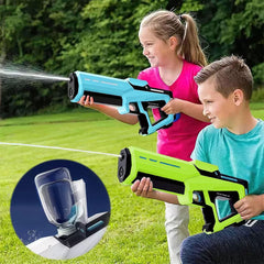 Pistolet à eau électrique automatique, batterie rechargeable, portée 10m