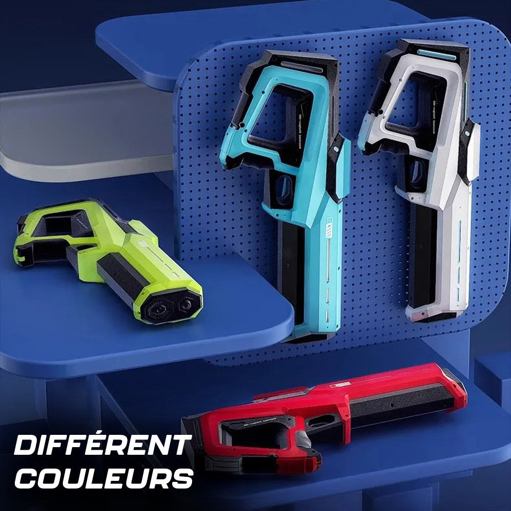 Pistolet à eau électrique automatique, batterie rechargeable, portée 10m