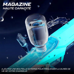 Pistolet à eau électrique automatique, batterie rechargeable, portée 10m