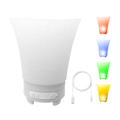 Seau à glace 7L porte-bouteilles RGB Bluetooth rechargeable.