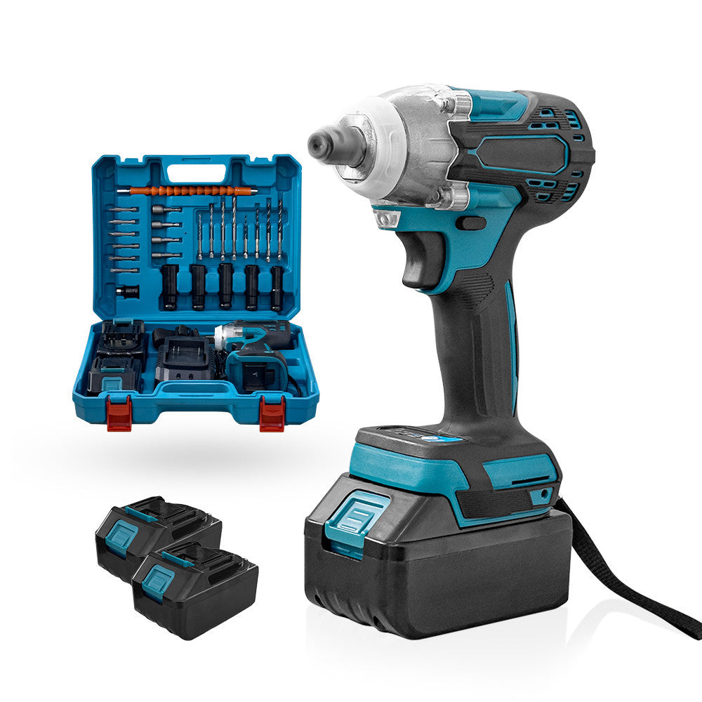 Perforateur visseuse 48V double batterie avec mallette et accessoires