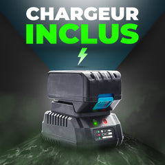 Perforateur visseuse 48V double batterie avec mallette et accessoires