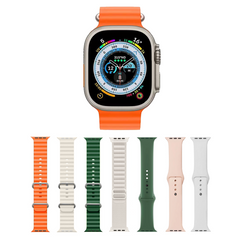 Smartwatch Ultra 49mm, 7 cinturini, notifiche, chiamate e app per iOS e Android