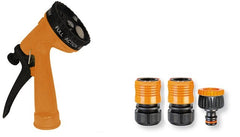 Pistolet multifonctions, raccords de tuyauterie, jardin, avec des attaches