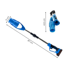 Souffleur sans fil à batterie 24V pliable, portable pour jardin et feuilles.
