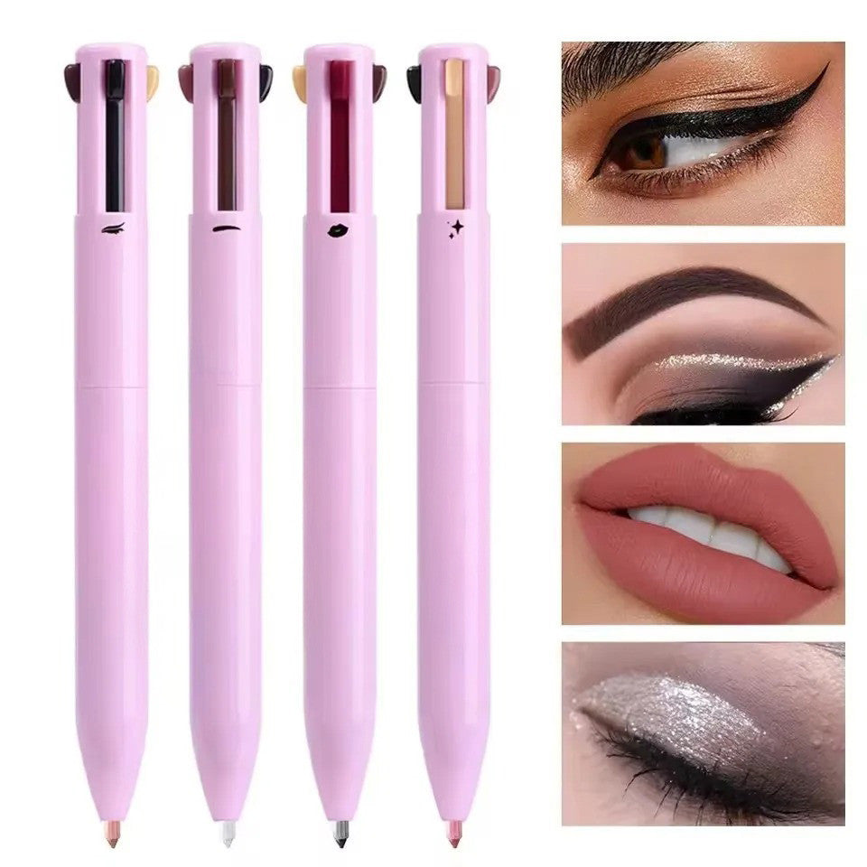 Crayon de maquillage 4-en-1 lèvres, yeux, sourcils et eyeliner