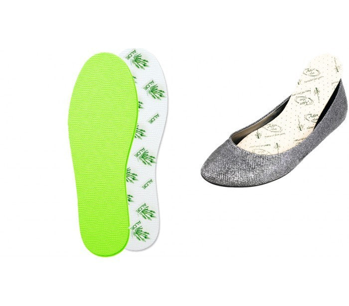 CD11537 - Semelles de chaussures protection antibactérienne Aloe Vera