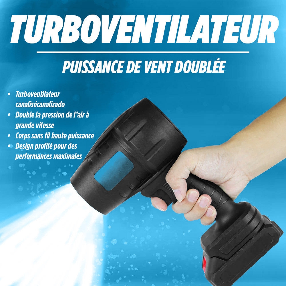 Kit nettoyeur haute pression/souffleur 48V, 1050W, sans fil, avec 2 batteries.