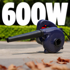 Souffleur et aspirateur électrique 600W pour jardin, ramasse-feuilles.