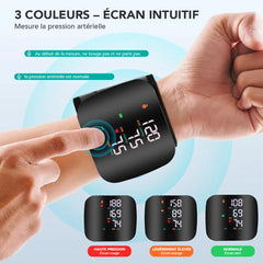 Tensiomètre poignet électronique, mesure auto pression et pouls