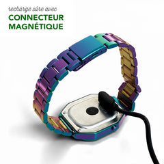 Smartwatch I6 IP68, écran 2,4 cm, GPS, podomètre, suivi du sommeil