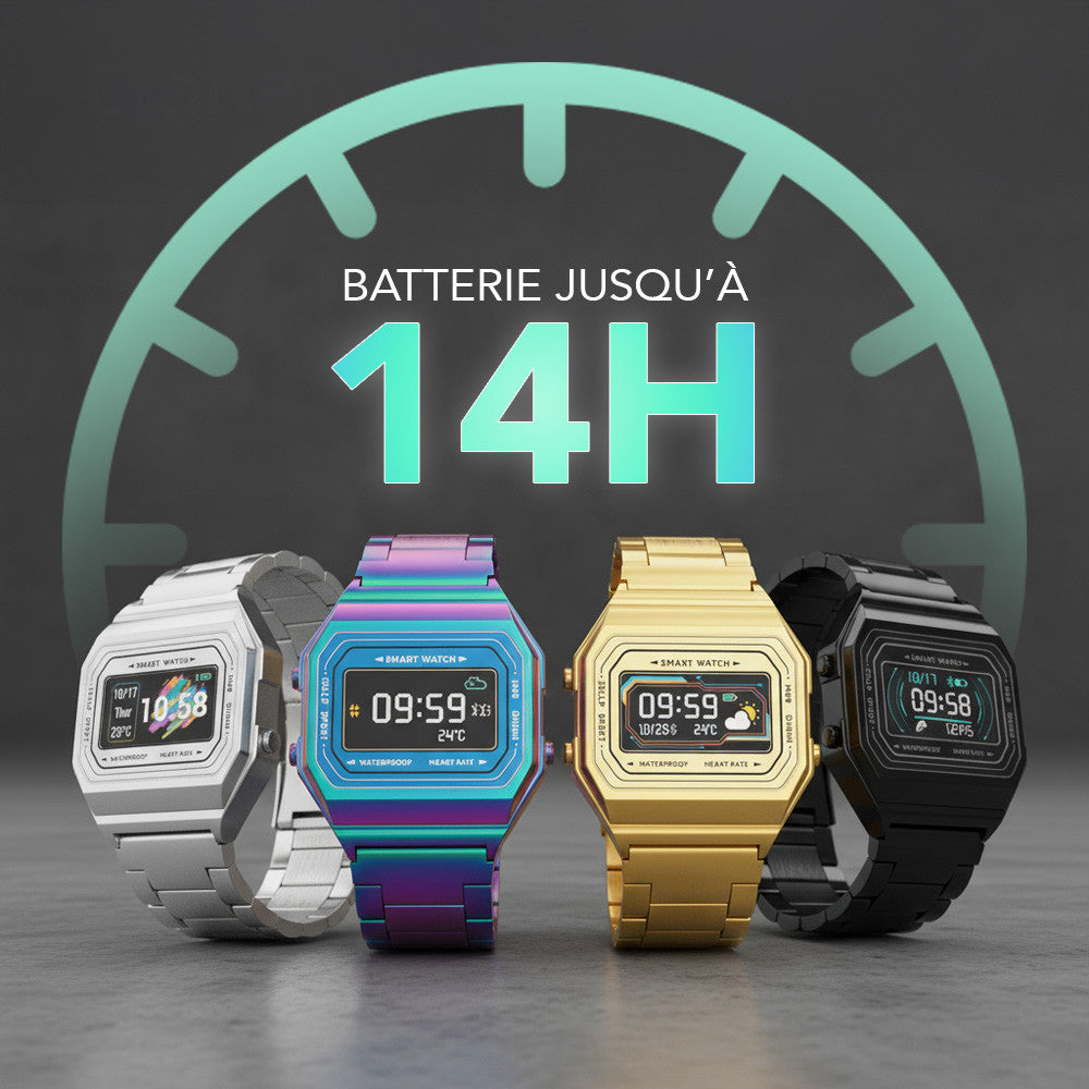 Smartwatch I6 IP68, écran 2,4 cm, GPS, podomètre, suivi du sommeil
