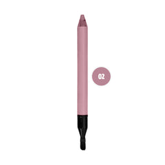Crayon à lèvres mat waterproof avec pinceau plat pour estomper