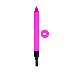 Crayon à lèvres mat waterproof avec pinceau plat pour estomper