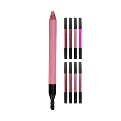 Crayon à lèvres mat waterproof avec pinceau plat pour estomper