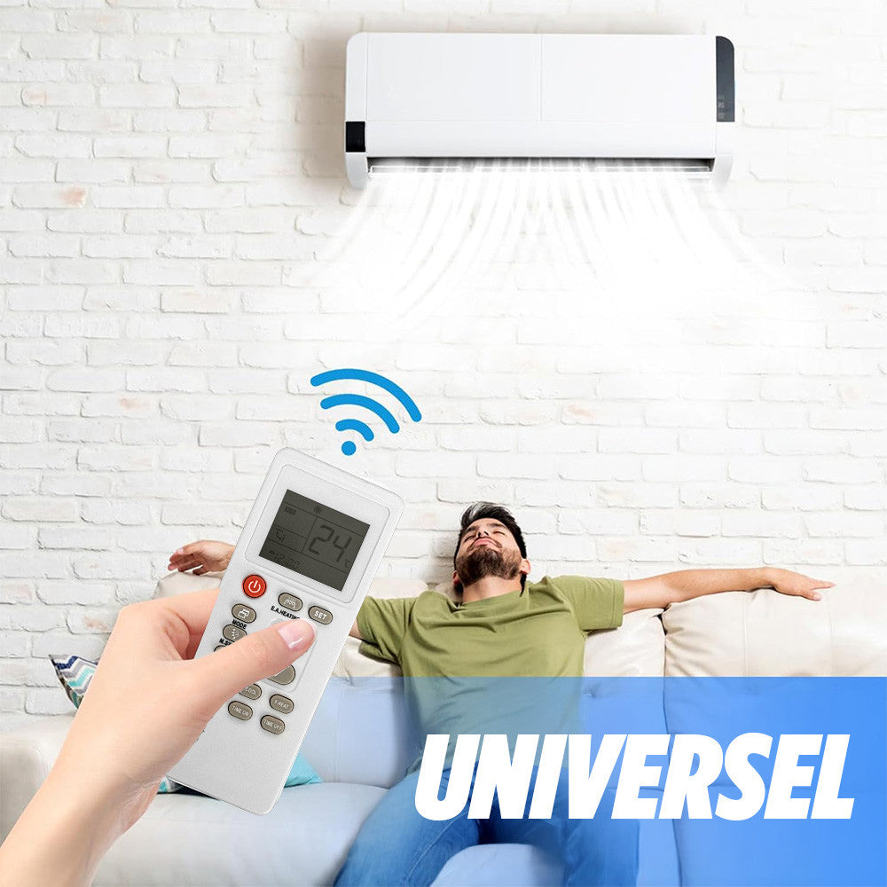 Télécommande universelle FOYU A/C LCD HD – Compatible avec tous les climatiseurs
