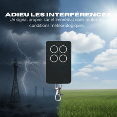 Télécommande de portail universelle multifréquence 280a-868 MHz