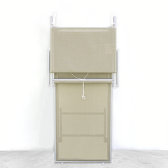 Lit de soleil LUXURIOUS avec parasol en aluminium, dossier inclinable 180x60x40