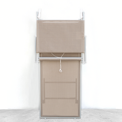 Lit de soleil LUXURIOUS avec parasol en aluminium, dossier inclinable 180x60x40