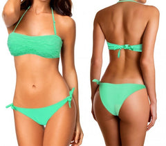 KL207 Maillot de bain bikini bandeau mod. Audrey par MWS AHEAD