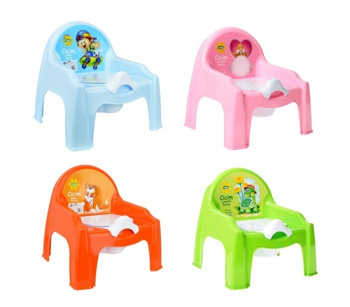 091103 - Pot en plastique enfants - en quatre couleurs