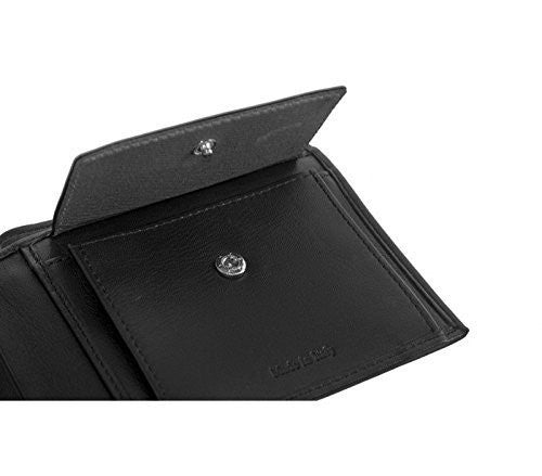 S07- Portefeuille en cuir noir - Calvin Klein pour les hommes