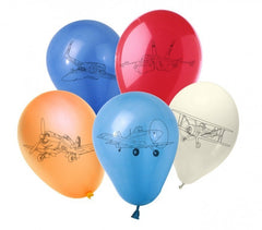 PB10066 - Lot de 30 ballons pour marquer AVIONS / PLANES-Décoration pour fêtes