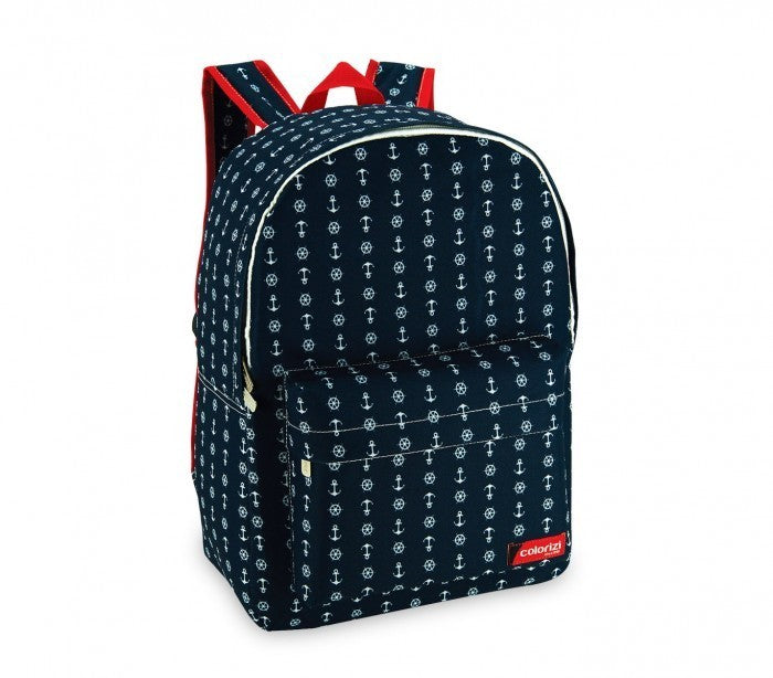 CR612NV - Sac à dos - mod. MARINE avec détail frontal (43x33x13)